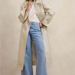 Banana Republic twill cotton trenchcoat